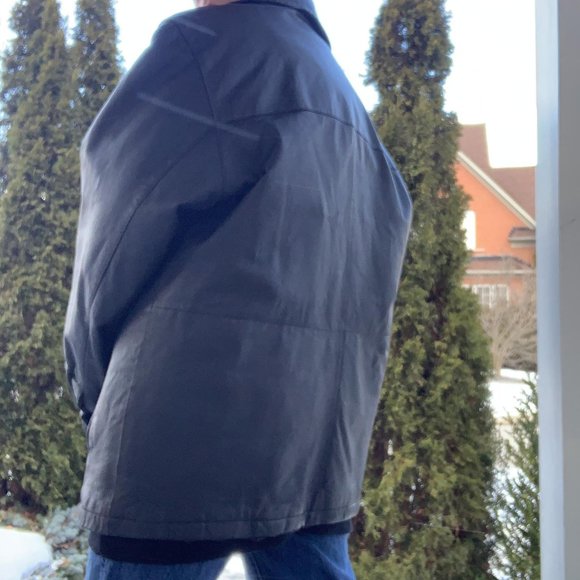 VINTAGE MEN'S 100% GENUINE LEATHER JACKET! - Picture 3 of 4